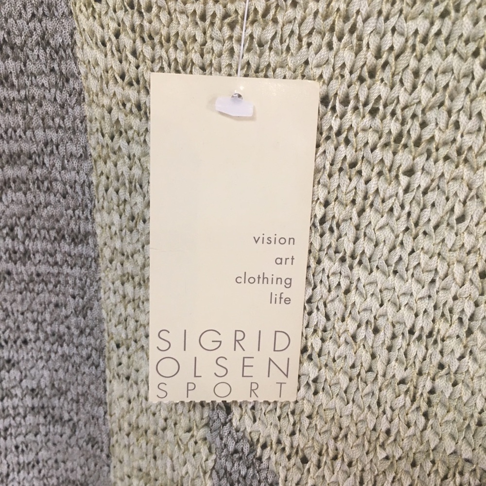 NWT Sigrid Olsen Sport sweater shirt - Picture 5 of 11